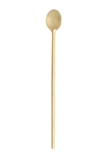 Gold Finish Stainless Steel Cocktail Spoon L6.5"