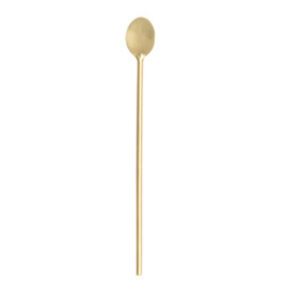Gold Finish Stainless Steel Cocktail Spoon L6.5"