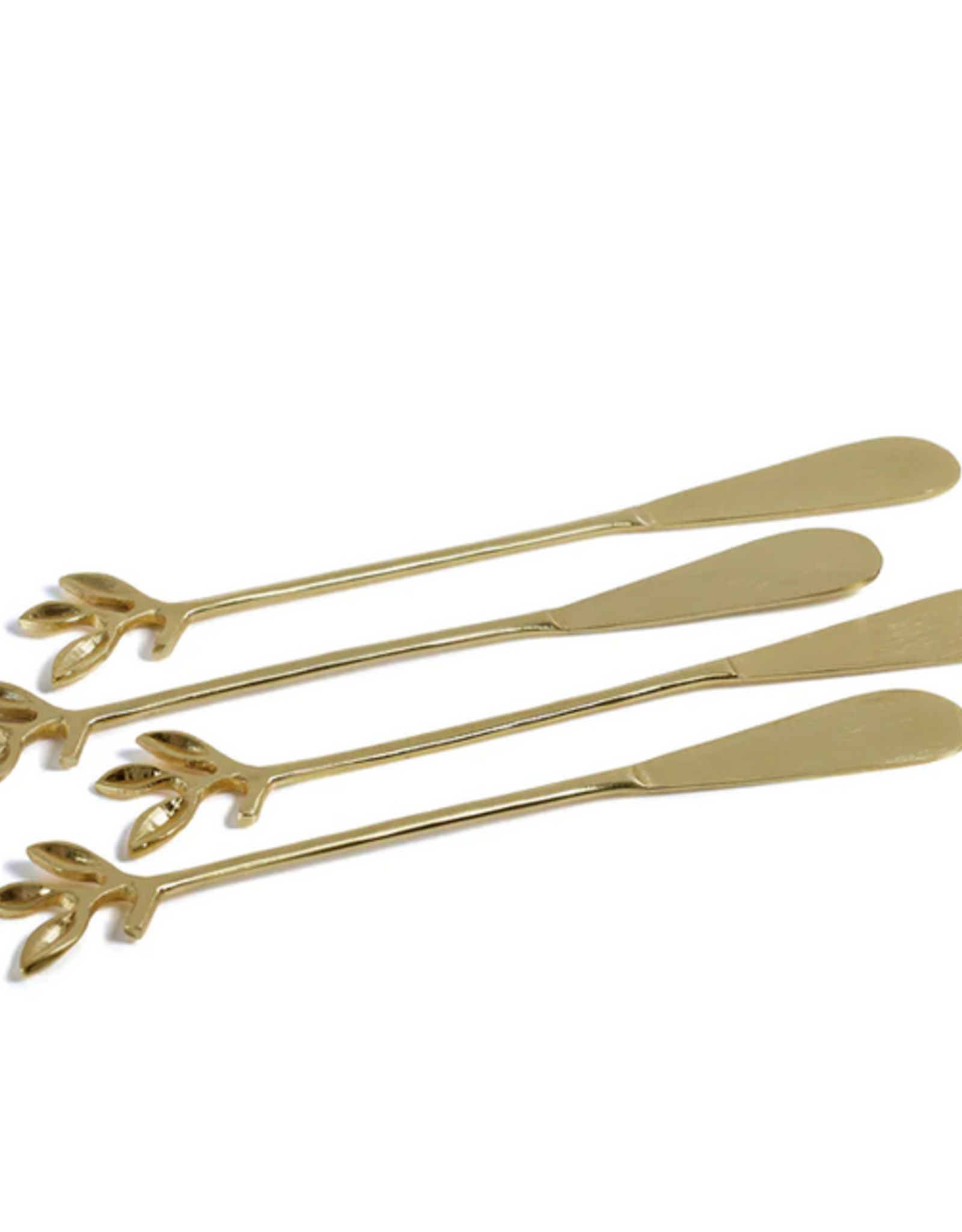 Gold Leaves Cocktail Spreader