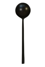 Large Duval Spoon Black Zinc 6"