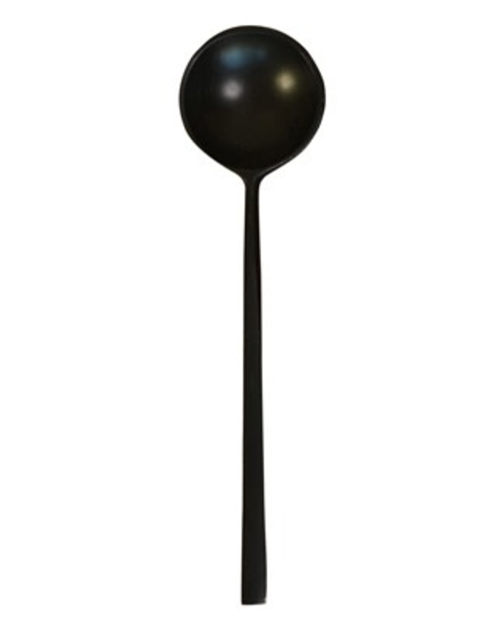 Large Duval Spoon Black Zinc 6"