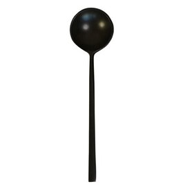 Large Duval Spoon Black Zinc 6"
