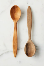 Small Fruitwood Serving Spoon L6"