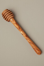 Long Olive Wood Honey Dip L7.5"
