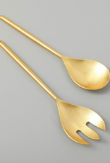 Matte Gold Serving Set