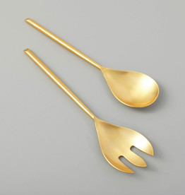 Matte Gold Serving Set
