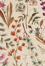 Dried Floral Luncheon Napkins