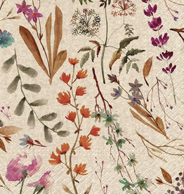 Dried Floral Luncheon Napkins
