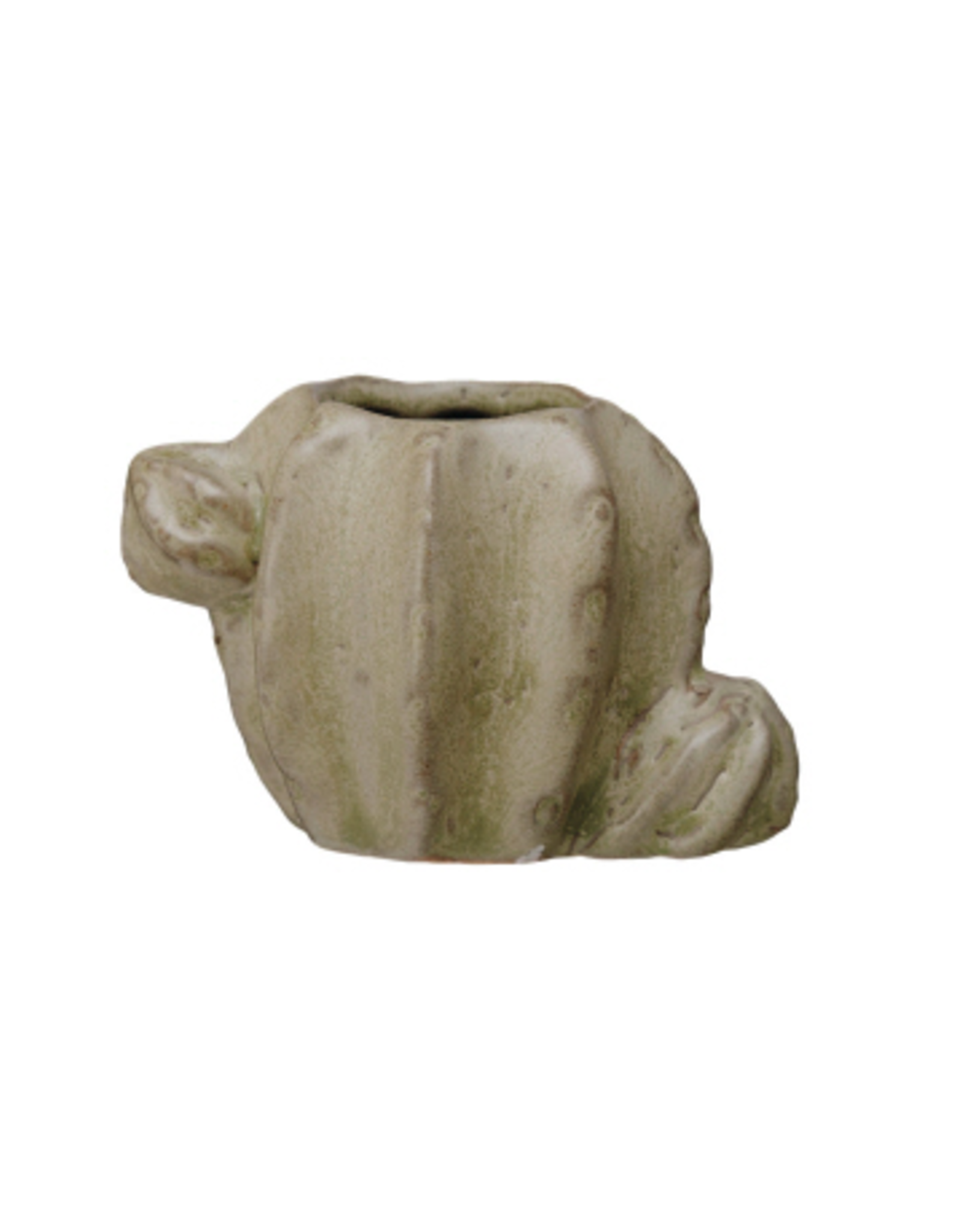 Cactus Stoneware Toothpick Holder H1.75"