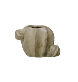 Cactus Stoneware Toothpick Holder H1.75"