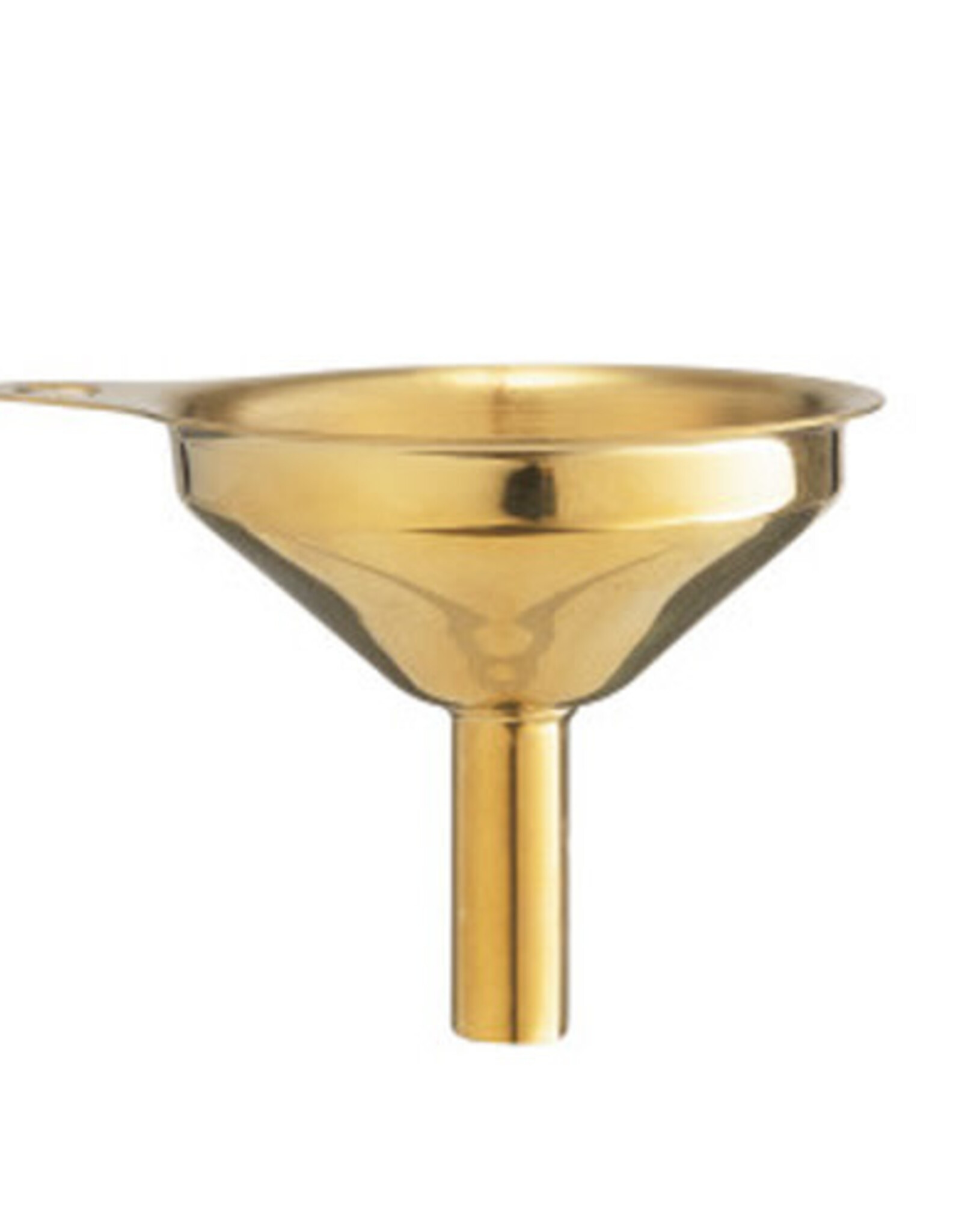 Gold Finish Stainless Steel Funnel D2.14"