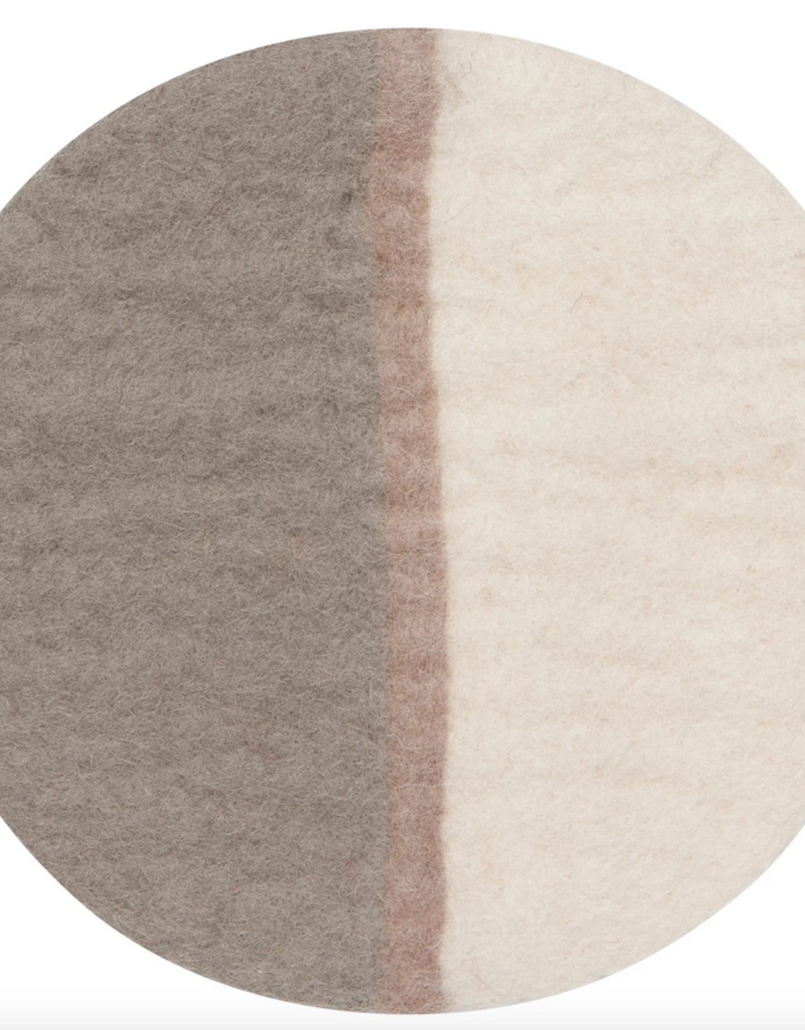Quarry Felted Wool Trivet D8"