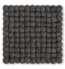 Dark Grey Square Modwool Trivet L8"
