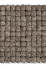Light Brown Square Modwool Trivet L8"