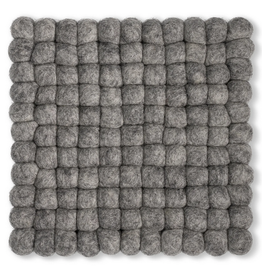 Light Grey Square Modwool Trivet L8"