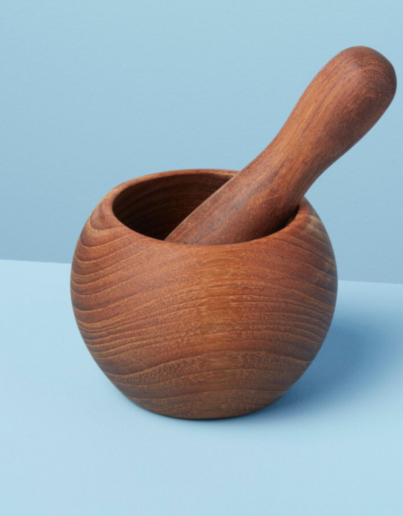 Teak Mortar & Pestle