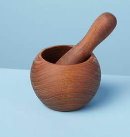 Teak Mortar & Pestle