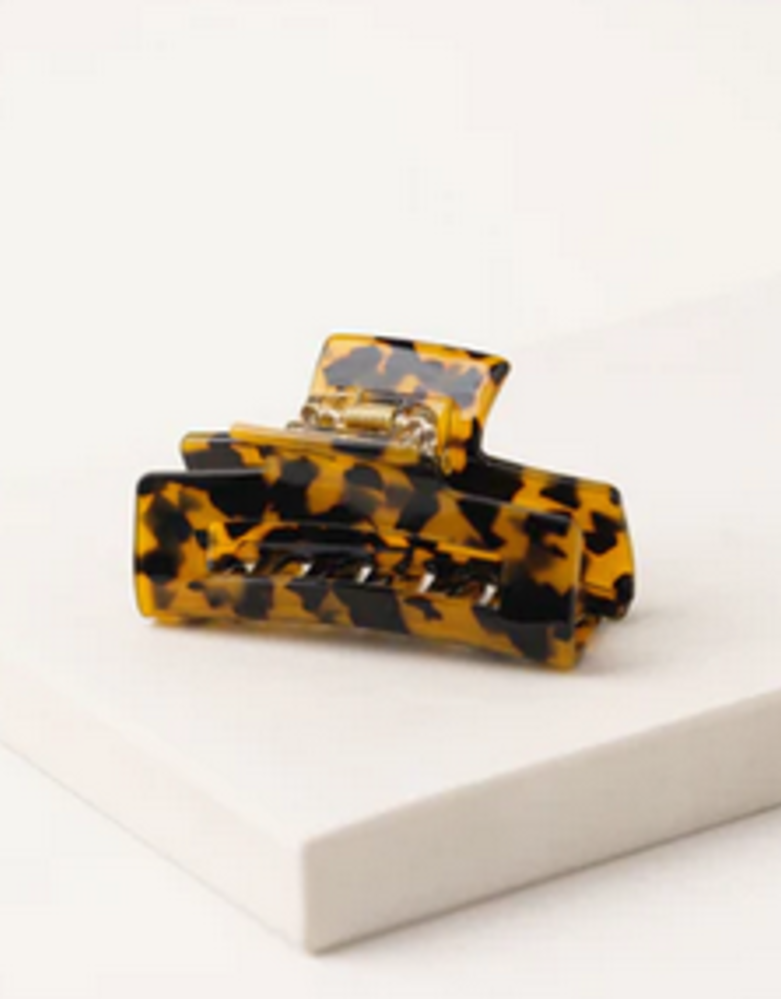 Reese 3" Claw Clip Amber Tortoise