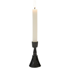 Medium Gunmetal Zora Candlestick H4.5"
