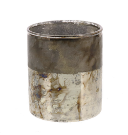 Silver Pavel Votive D3.25" H3.5"