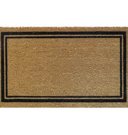 With Border Coir Doormat L30" W18"