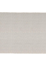 Small Grey/Ivory Short Striped Mat L30" W20"