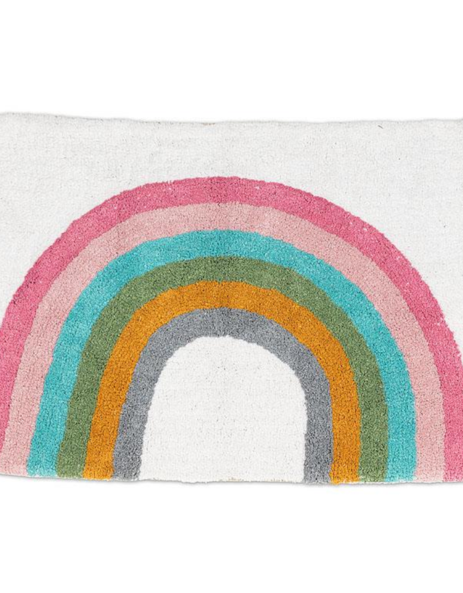 Rainbow Tufted Bathmat L32" W20"