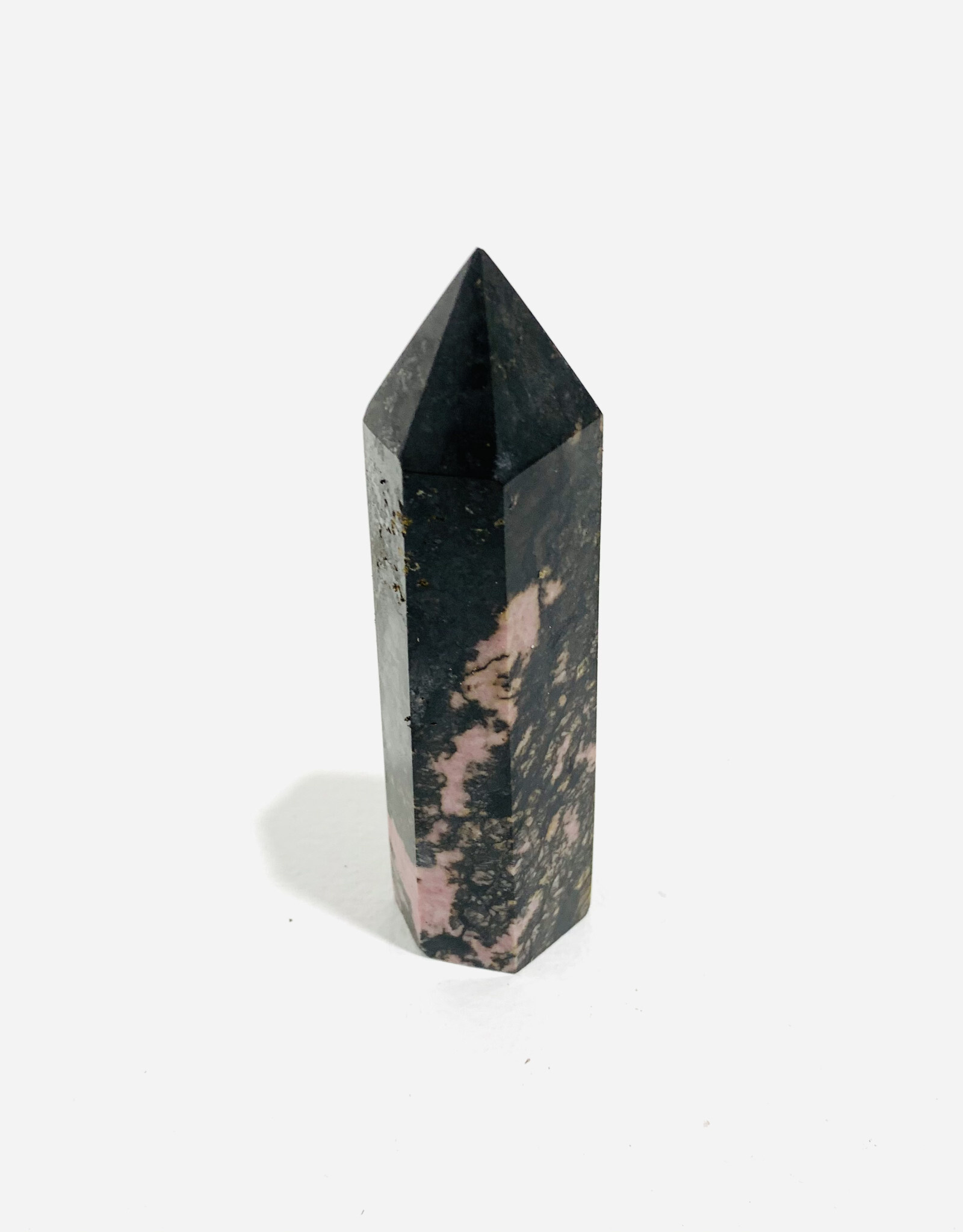 Rhodonite Crystal Point H3.5-4.5"