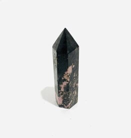Rhodonite Crystal Point H3.5-4.5"