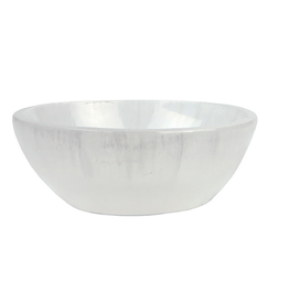 Large Round Selenite Bowl D4" H1.5"