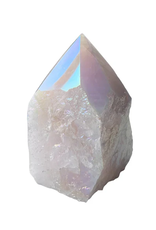 Small Aura Rose Quartz Point