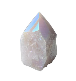Small Aura Rose Quartz Point