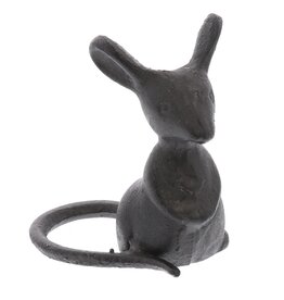 Listening Cast Iron Mouse H9" W8"