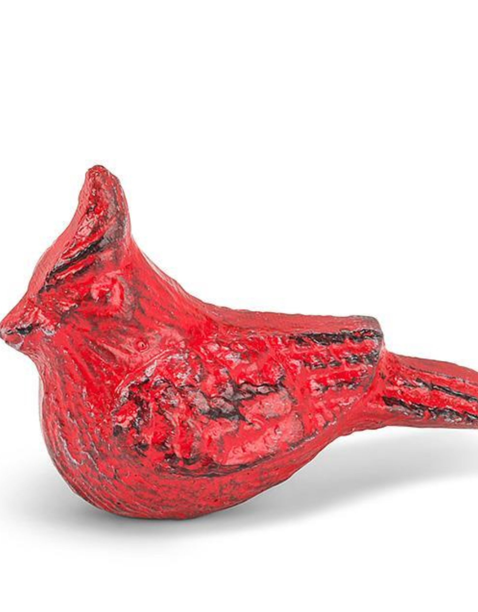 Antique Red Cast Iron Cardinal H2"