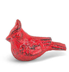 Antique Red Cast Iron Cardinal H2"