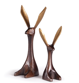 Small Jack Rabbit Figurine H9”