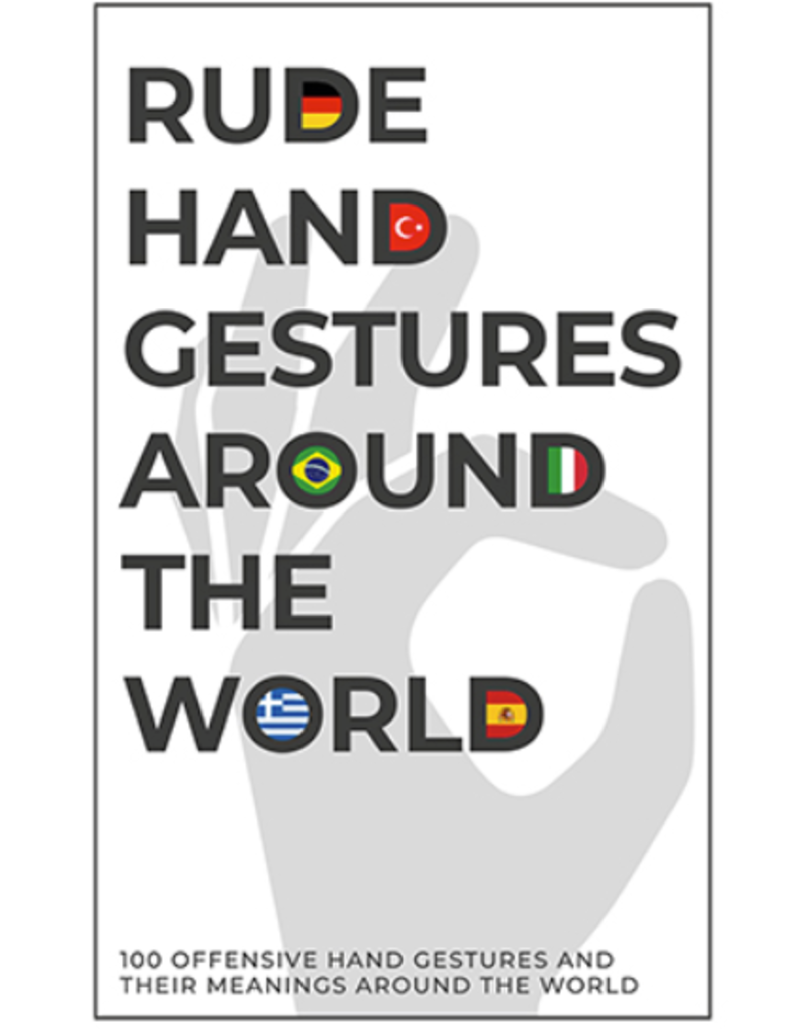 Rude Hand Gestures Around the World Trivia Cards