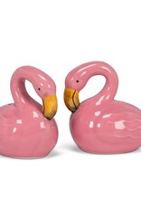 Sitting Flamingo Salt & Pepper H3"