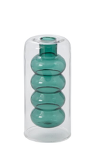 Medium Green Abacus Budvase H7.25"