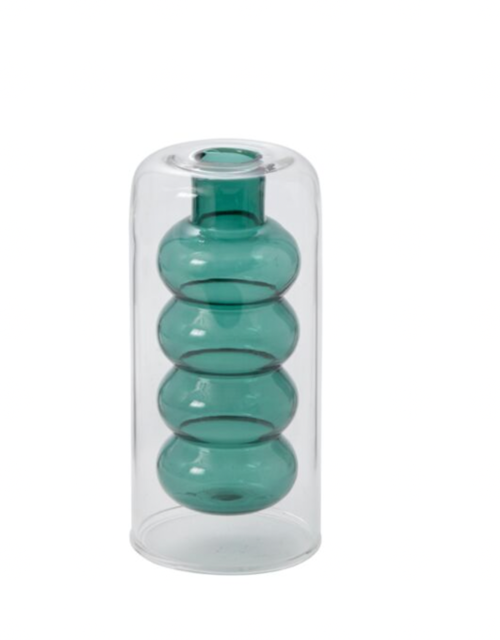 Medium Green Abacus Budvase H7.25"
