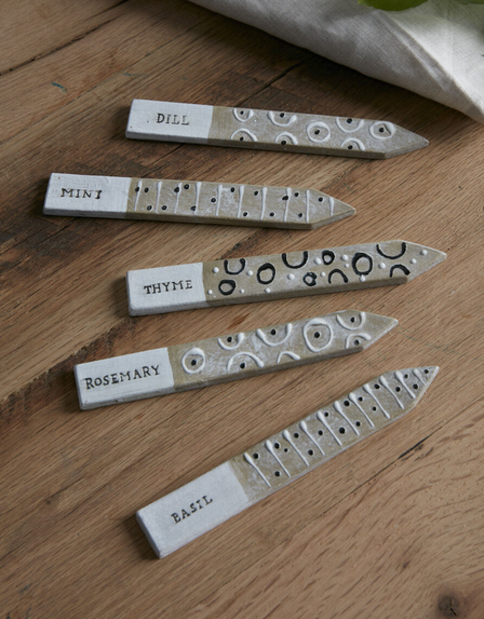 Garnish Herb Markers 6" Set of 5