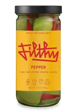 Filthy Hot Pepper Olives 8oz