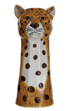 Stoneware Cheetah Vase