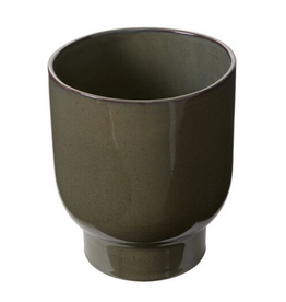 Medium Green Fischer Pot H8"
