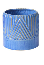 Large Blue Refresh Pot H7.25"