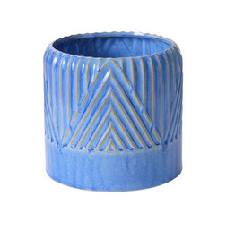 Large Blue Refresh Pot H7.25"