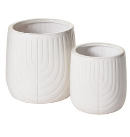 Large Coranado Pot D8" H7.25"