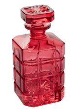Small Red Baudelaire Decanter H8"