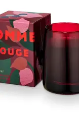 Pomme Rouge Boxed Glass Candle