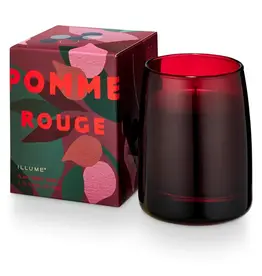 Pomme Rouge Boxed Glass Candle